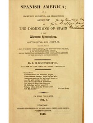 [Gutenberg 49255] • Spanish America, Vol. 1 (of 2)